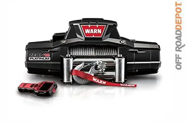 War 92820 - Winch Warn Zeon Platinum 12K Lbs Acero 3/8''X80' 1