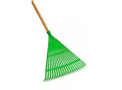 Art. 935: Green Reinforced Leaf & Olive Broom 1