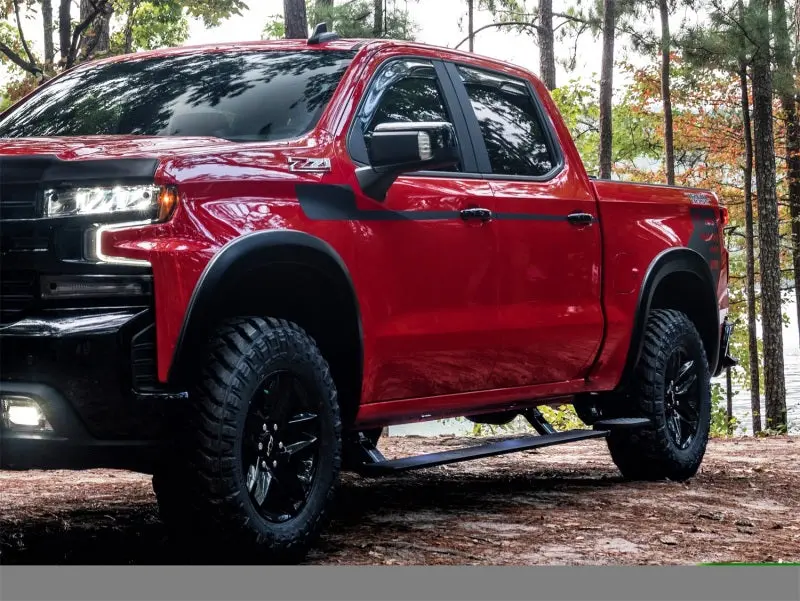 2019-2023 Silverado & Sierra 1500-3500 Crew Cab Amp Research Powerstep Plug N Play - Black 1
