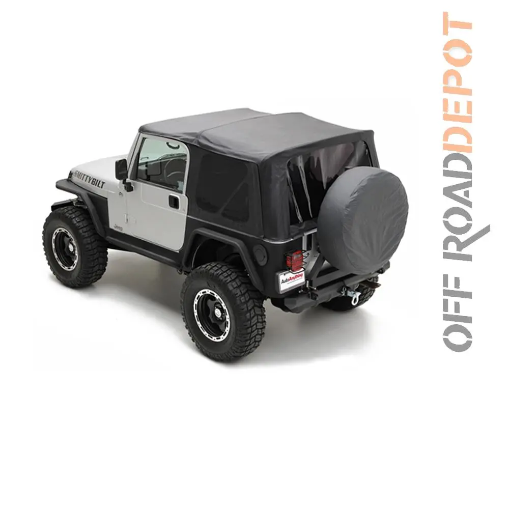 Soft Top Negro Smittybilt C/Vidrios Polarizados Yj 87-95 1