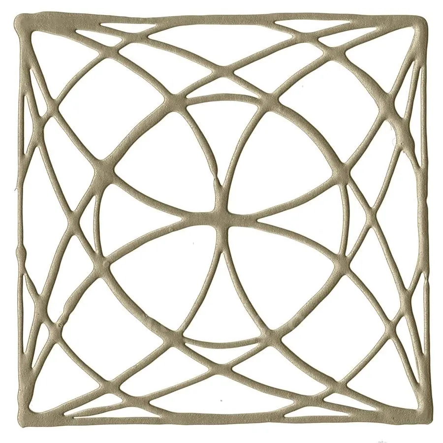 Decograph A In Antique Gold 16X16 1