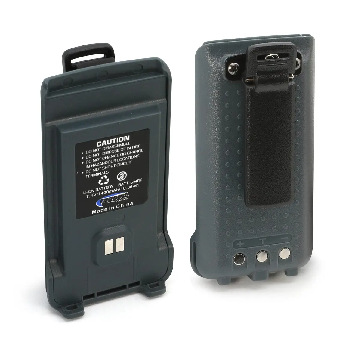 Gmr2 Replacement Battery With 12V Charge Port And Belt Clip 1
