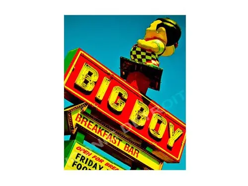 Big Boy Sign Luster Or Canvas Print $35 - $430 1
