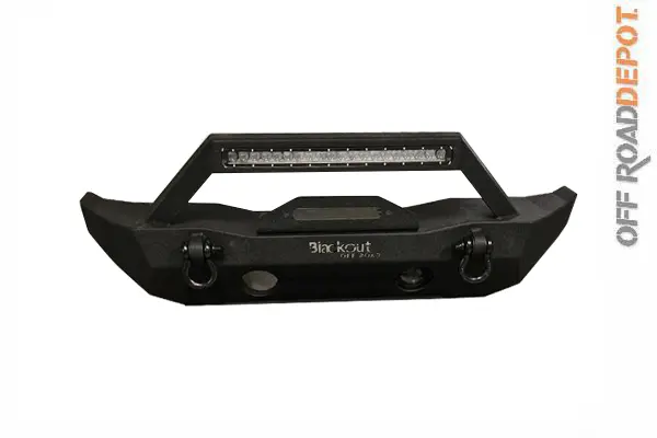 Defensa Delantera Blackout Para Jeep Jk 07-17 1