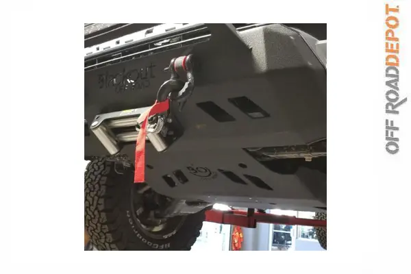 Winch Plate Blackout Para Toyota Tacoma 1