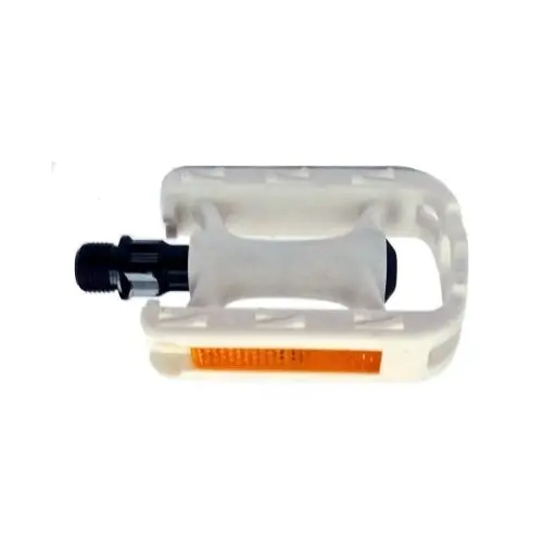 Vp Components Bike/Cycling Kids Pedals - 1/2" Axle - For 12-16" Bikes - White 1