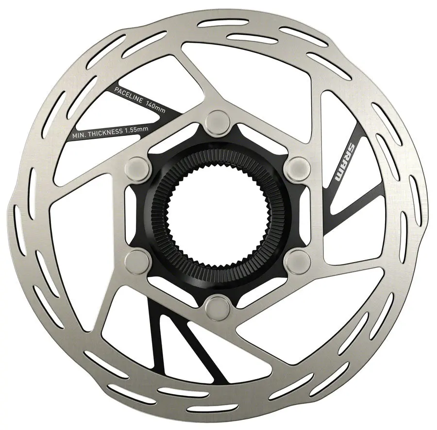 Sram Paceline Disc Brake Rotor Centerlock Paceline Silver/Black 1