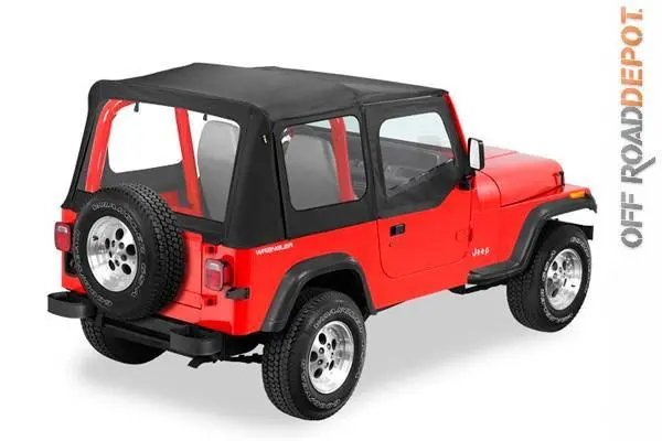 Toldo Blando Jeep Wrangler 88-95 Negro Demin 1