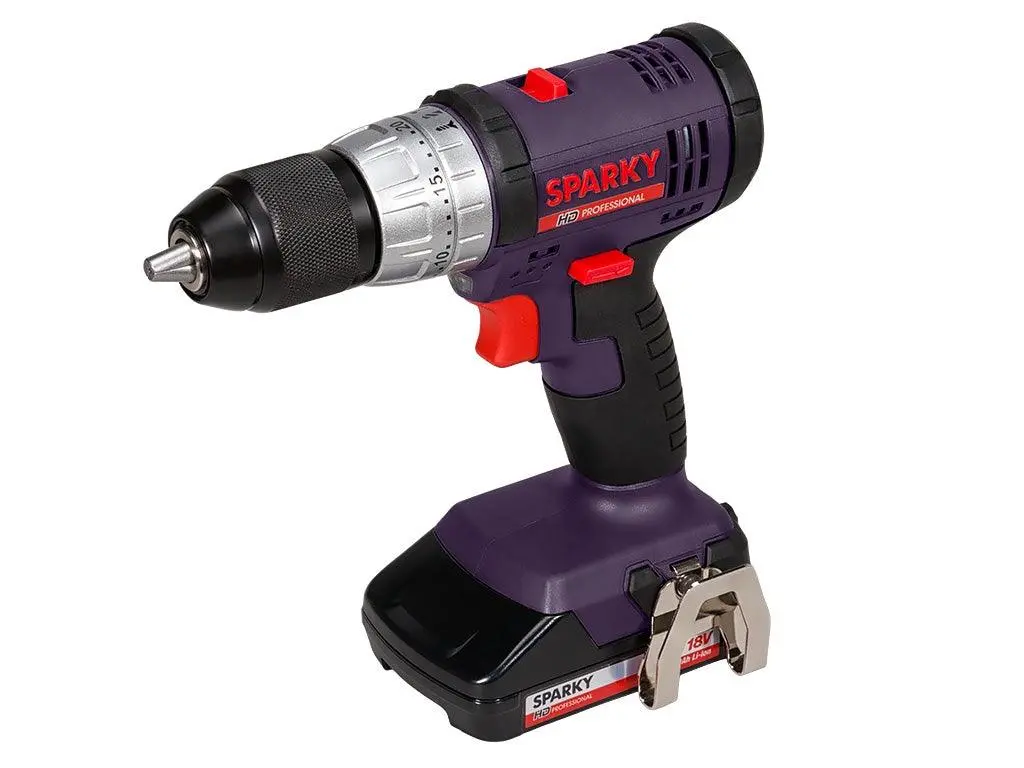 Bur2 18Li-C Hd: Cordless Drill 2 Speed 18 V 1