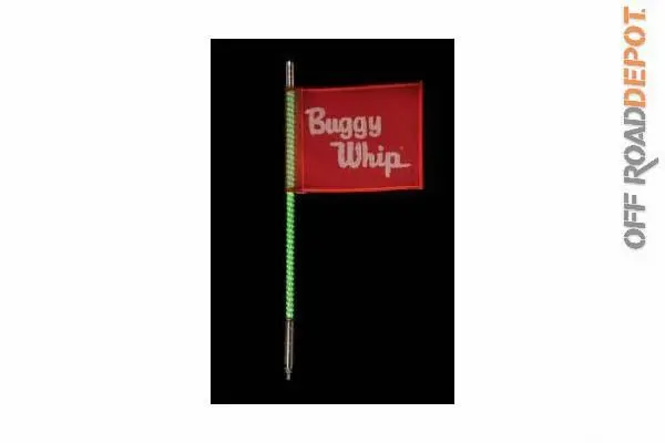 Bug Bwled6gt - Antena De Led Roscado De 6 Pies Color Verde Incluye Base De Montura 1