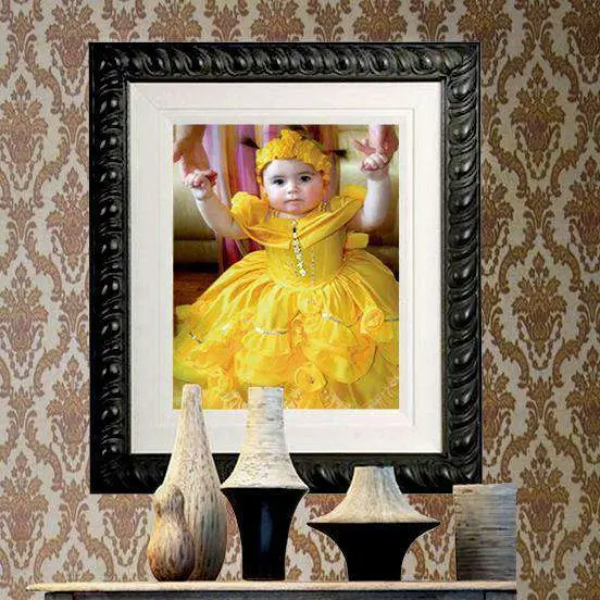 Baroque Frame On A Young Girl From Killarney 1