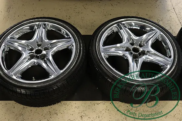 Jaguar Tire And Rim Package. 255/40/19 On 5 Spoke Rim With Tpms Sensors. Fits 2004-2009 Jaguar Super V8, 2009-2012 Jaguar Xf 2