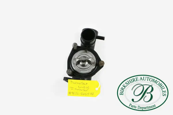 Jaguar Thermostat Housing W/ Thermostat Part #Aj8 6484 (Thermostat) #Aj8 2217 (Thermostat Housing) Fits 98-03 Vdp Xj8 Xjr, 97-02 Xk8, 00-02 Xkr 1