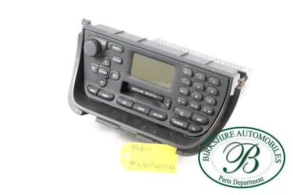 Jaguar Radio Head Unit Part #Lnf4100aa Fits 2000-2003 Vdp Xj8 Xjr 1
