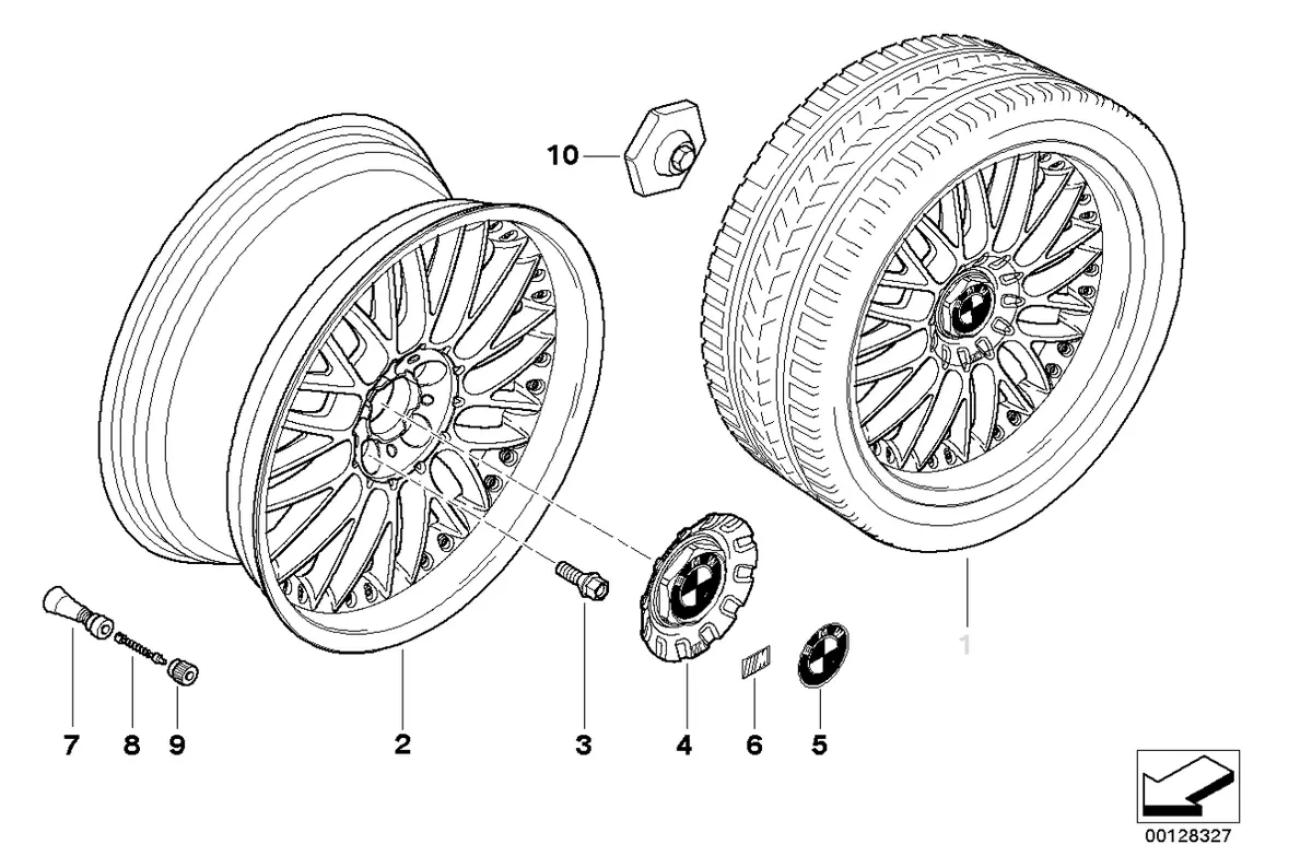Genuine 20" Bmw Style 101 Bbs 9X20 / 10X20 Et24 74.1 5X120 - Set 2