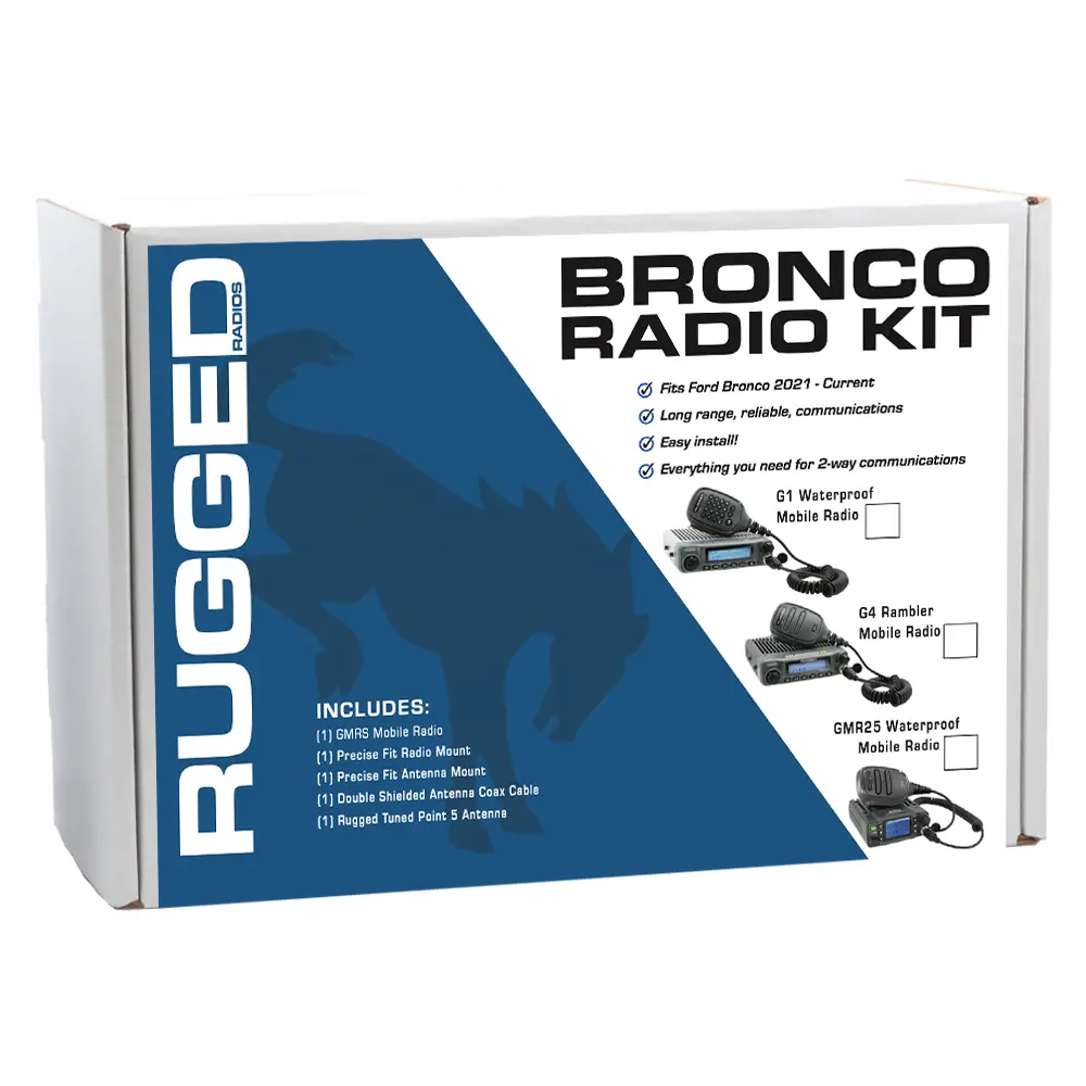 Ford Bronco Two-Way Gmrs Mobile Radio Kit 1