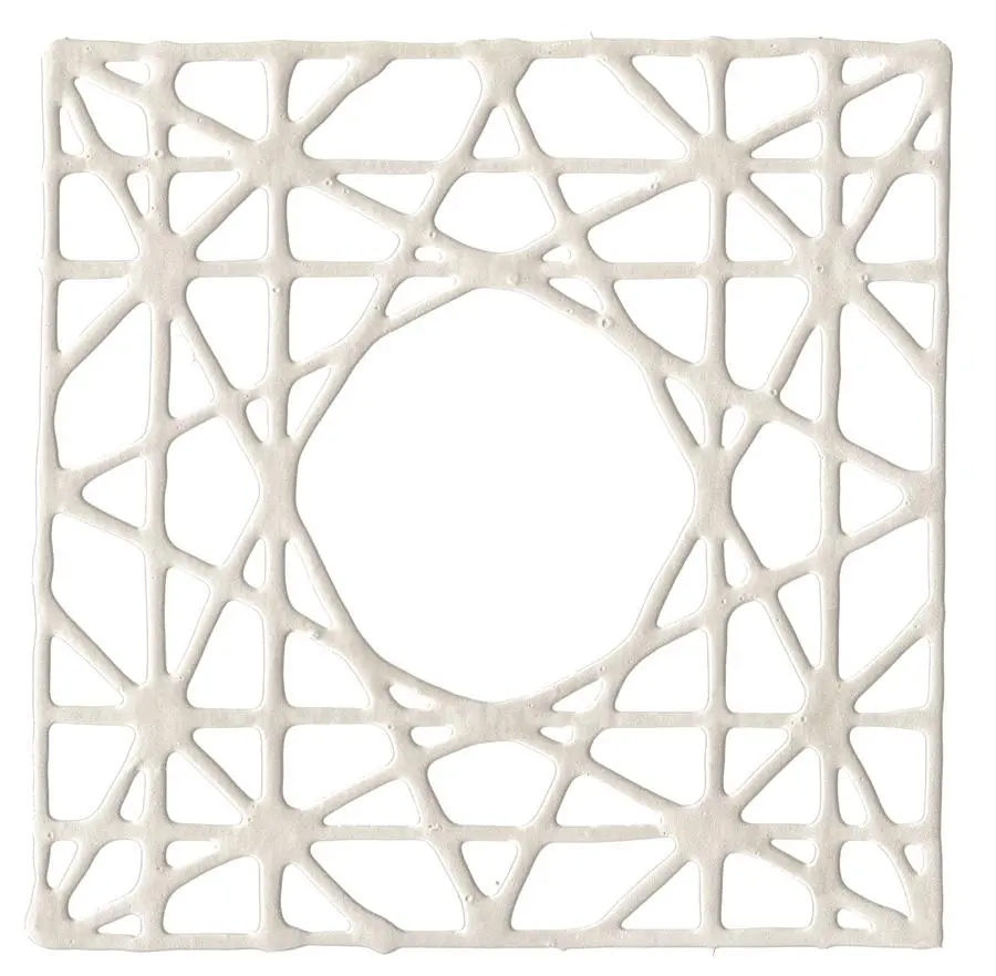 Decograph C In Pearlized White 16X16 1
