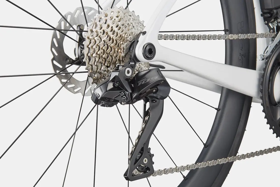 Cannondale Supersix Evo 5 Road Bike, Shimano 105 Di2, Vision Sc45 I23 Carbon Wheels 7