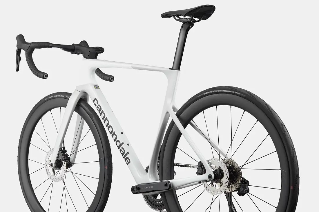 Cannondale Supersix Evo 5 Road Bike, Shimano 105 Di2, Vision Sc45 I23 Carbon Wheels 9