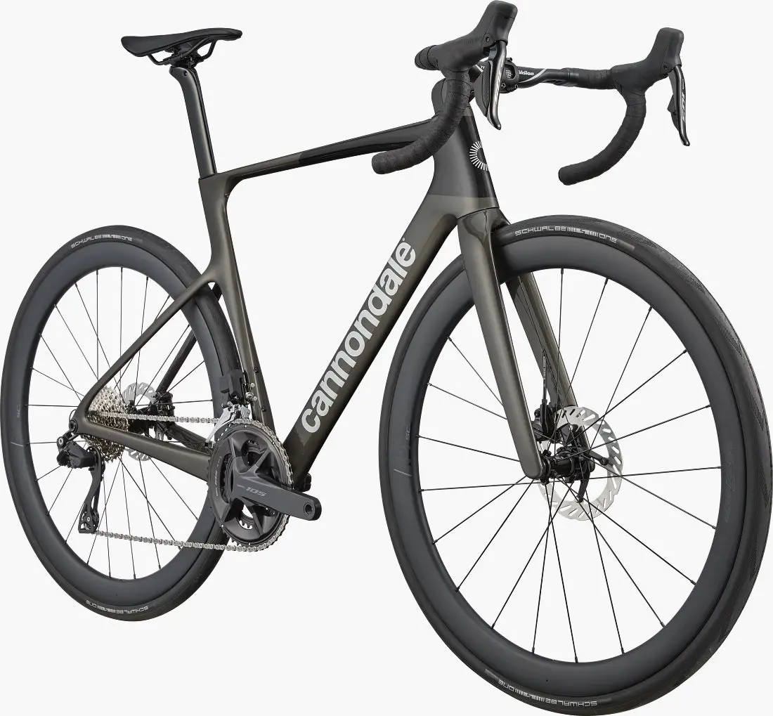 Cannondale Supersix Evo 5 Road Bike, Shimano 105 Di2, Vision Sc45 I23 Carbon Wheels 3