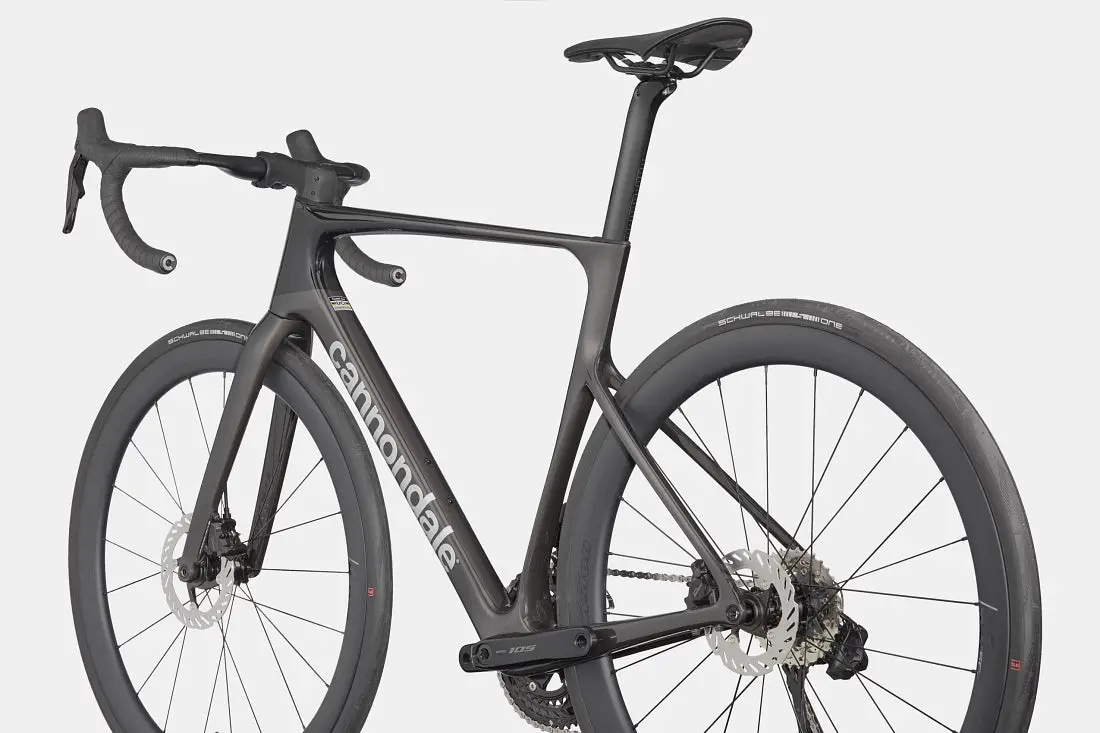 Cannondale Supersix Evo 5 Road Bike, Shimano 105 Di2, Vision Sc45 I23 Carbon Wheels 8