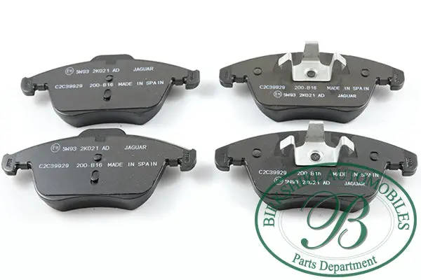 Jaguar Front Brake Pads Part #C2c39929. Fits Jaguar 06-08 S-Type, 06-09 Vdp, 09-10/013-15 Xf, 06-09 Xj8, 07-09 Xk 1