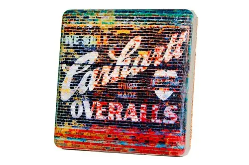 Carhartt Mural Porcelain Tile Coaster 1