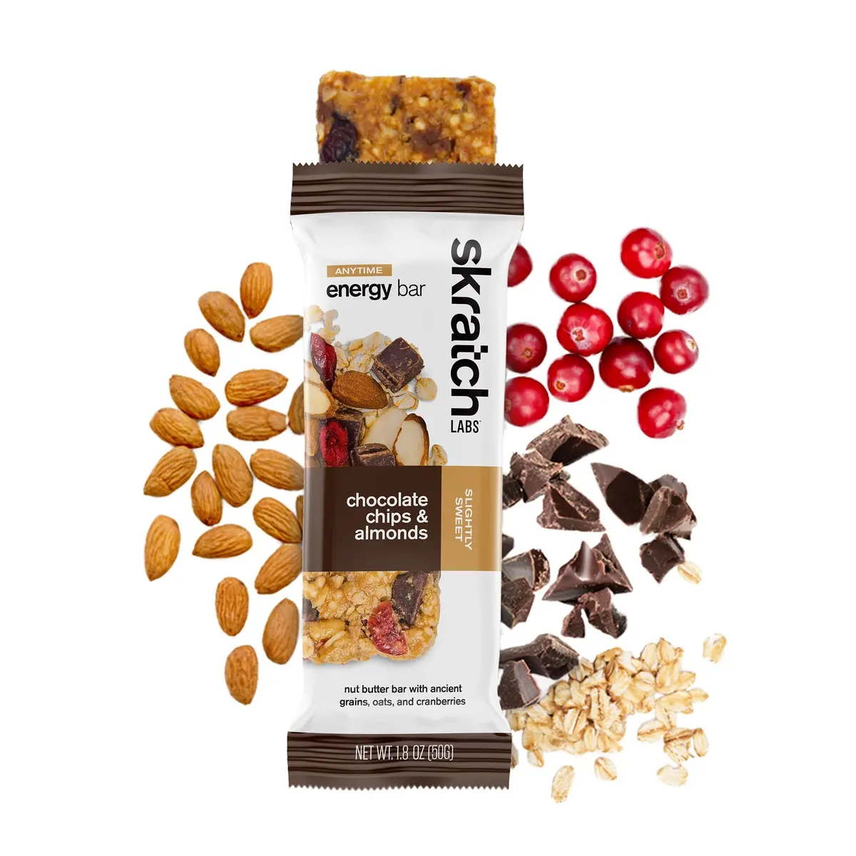 Skratch Labs Chocolate Chips And Almonds Energy Bar 1