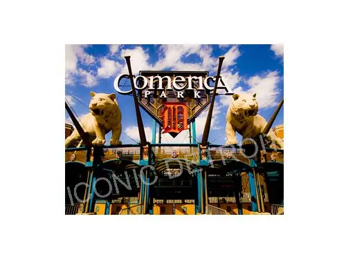 Comerica Park Entrance Luster Or Canvas Print $35 - $430 1