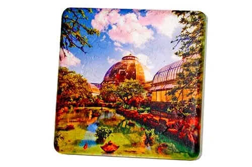 Belle Isle Conservatory Porcelain Tile Coaster 1