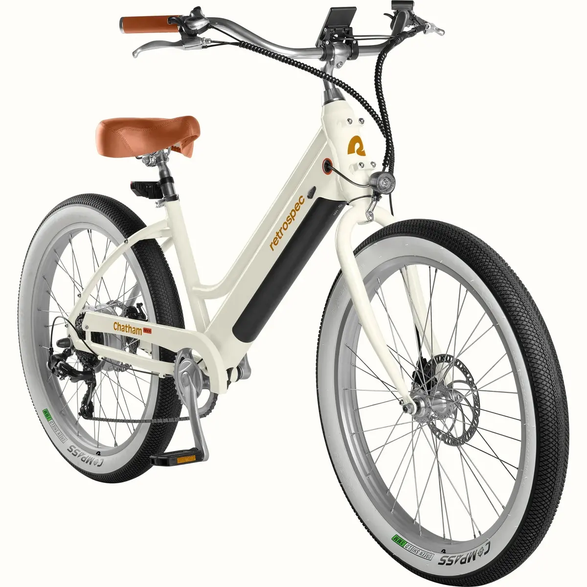 Retrospec Chatham Rev+ Beach Cruiser Electric Bike - Step Through 1
