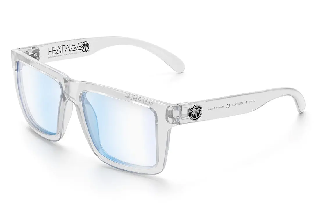 Xl Vise Z87 Sunglasses Vapor Clear Frame: Blue Light Blocking 1