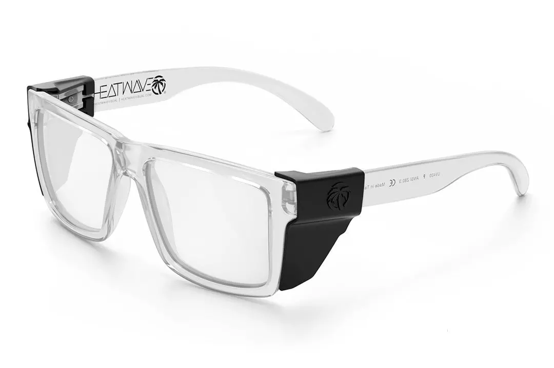 Vise Z87 Sunglasses Vapor Clear Frame: Tuff-Tec Clear Lens 2