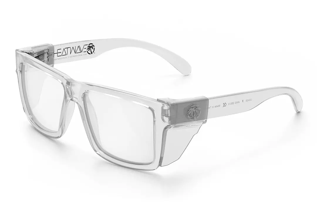 Vise Z87 Sunglasses Vapor Clear Frame: Tuff-Tec Clear Lens 4