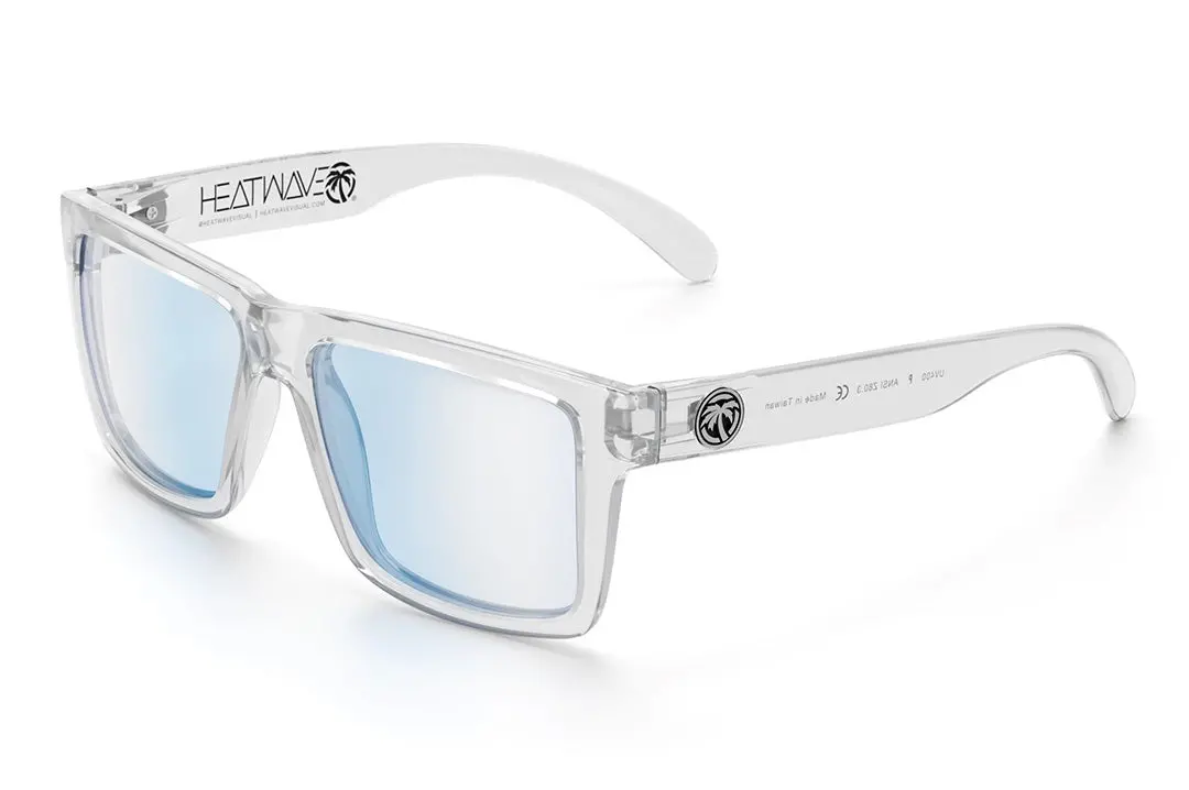Vise Z87 Sunglasses Vapor Clear Frame: Blue Light Blocking Lens 1