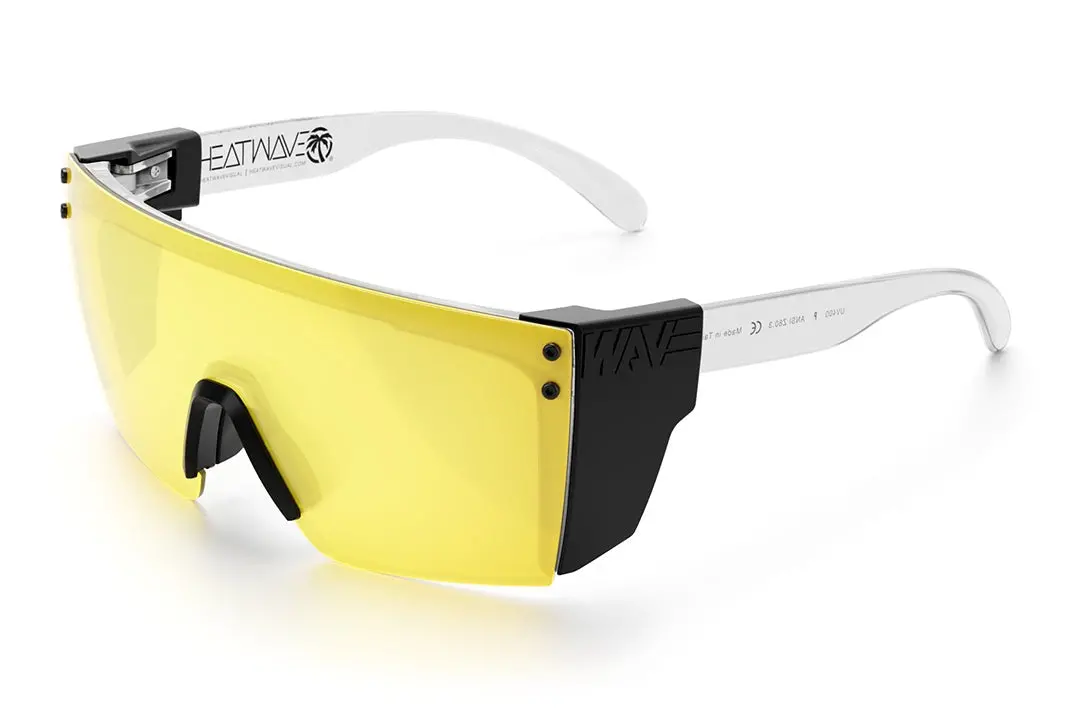 Lazer Face Glasses: Hi-Vis Yellow Z87 2