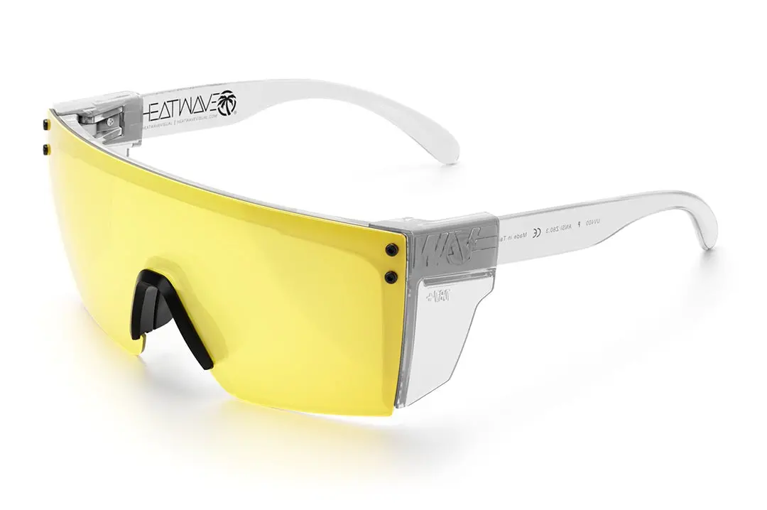 Lazer Face Glasses: Hi-Vis Yellow Z87 4