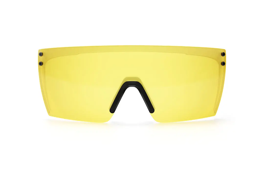 Lazer Face Glasses: Hi-Vis Yellow Z87 2