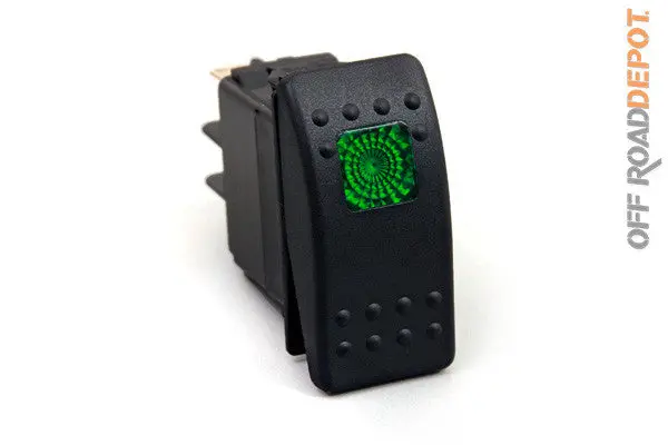 Rocker Switch Verde 1