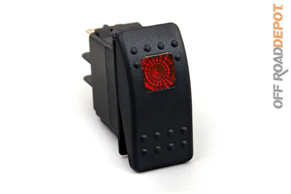 Rocker Switch Rojo 1