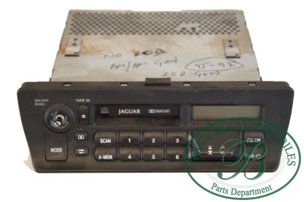 Jaguar Am/Fm Cassette Stereo # Dbc10427. Jaguar Xj6, Xj, Xjs 1995-1997 1