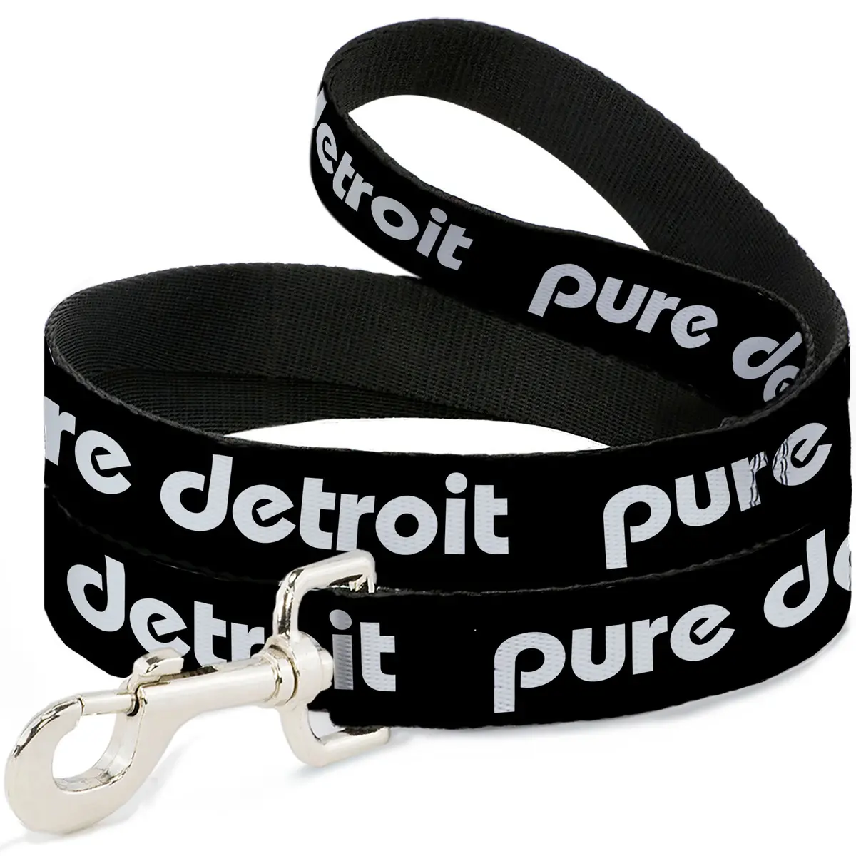 Pure Detroit Dog Leash - Black/White 1