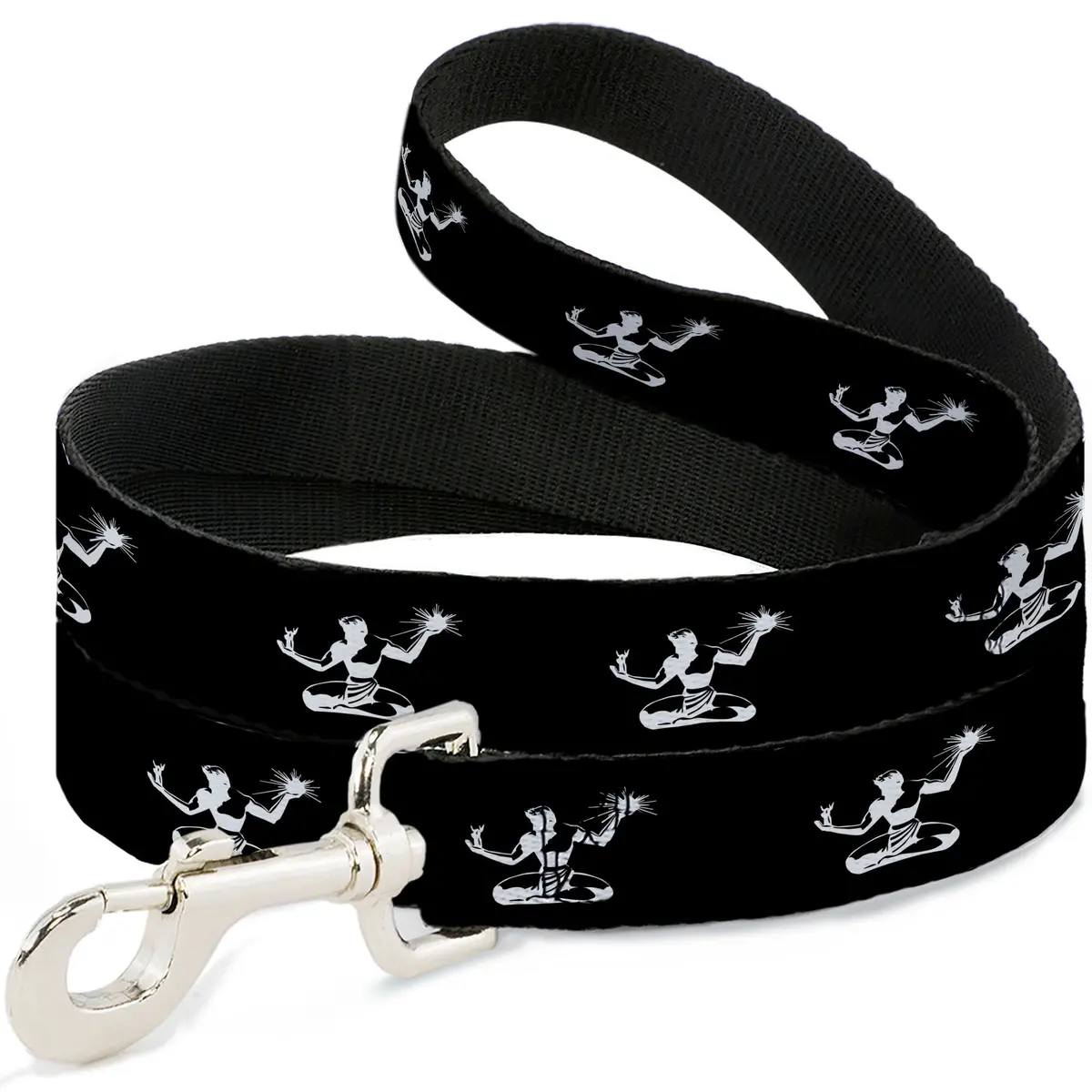 Spirit Of Detroit Dog Leash - Black / White 1