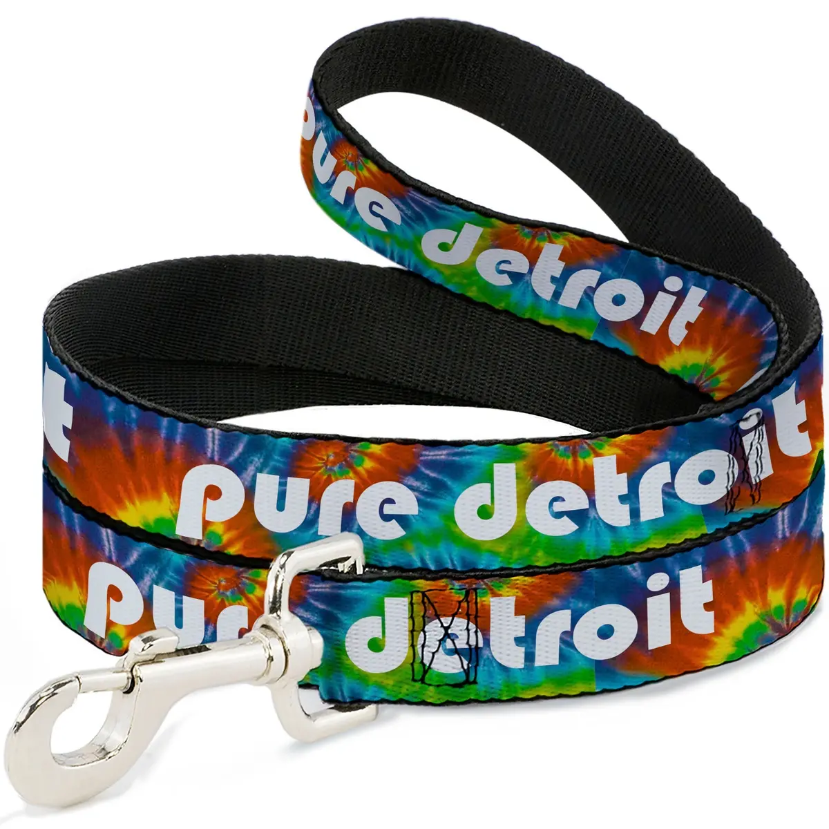 Pure Detroit Dog Leash - Tie Dye / White 1