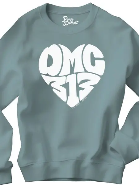 Dmc 313 Love Sweatshirt - White / Blue Lagoon 1