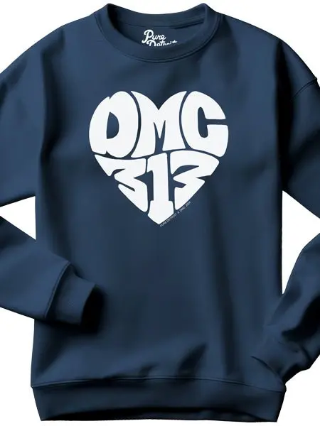 Dmc 313 Love Sweatshirt - White / Navy 1