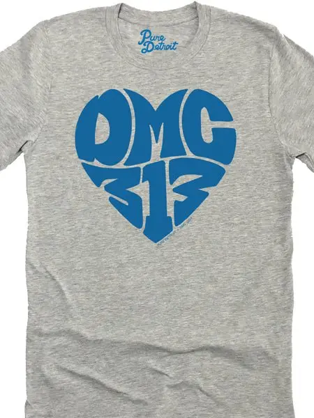 Dmc 313 Love Unisex T-Shirt - Blue / Athletic Gray 1