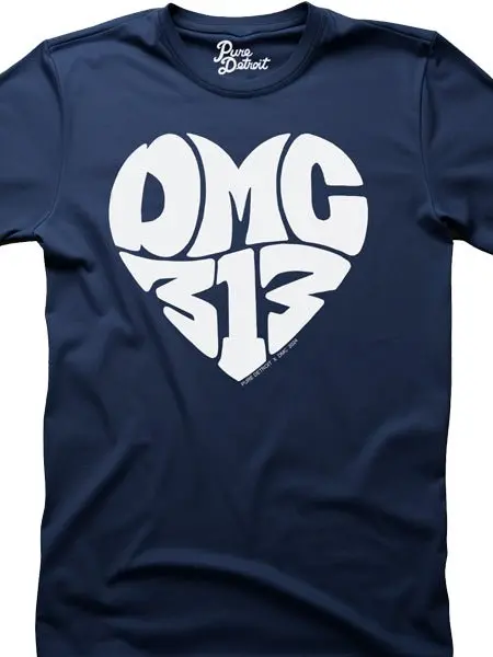 Dmc 313 Love Unisex T-Shirt - White / Navy 1