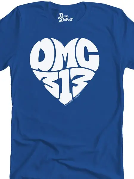 Dmc 313 Love Unisex T-Shirt - White / Royal Blue 1