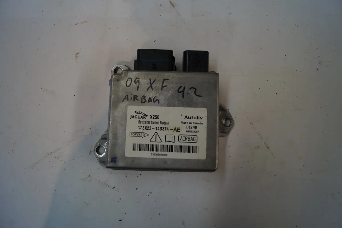 Used Jaguar Xf Air Bag Control Module Part#C2z9457. Fits 2009 Jaguar Xf 1